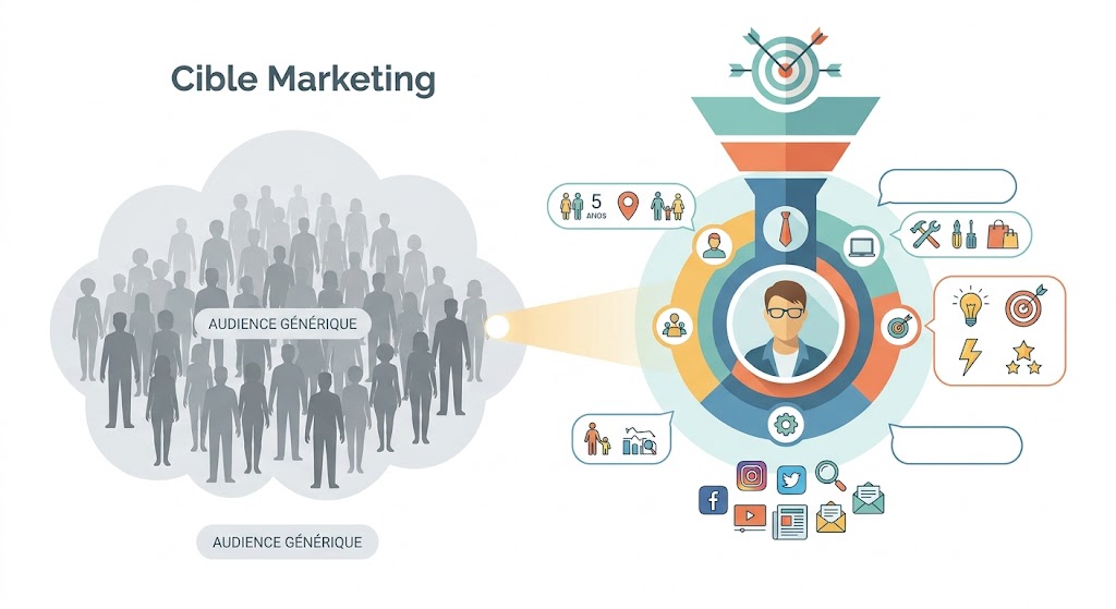 Comment définir sa cible (persona) en marketing : méthode et exemples