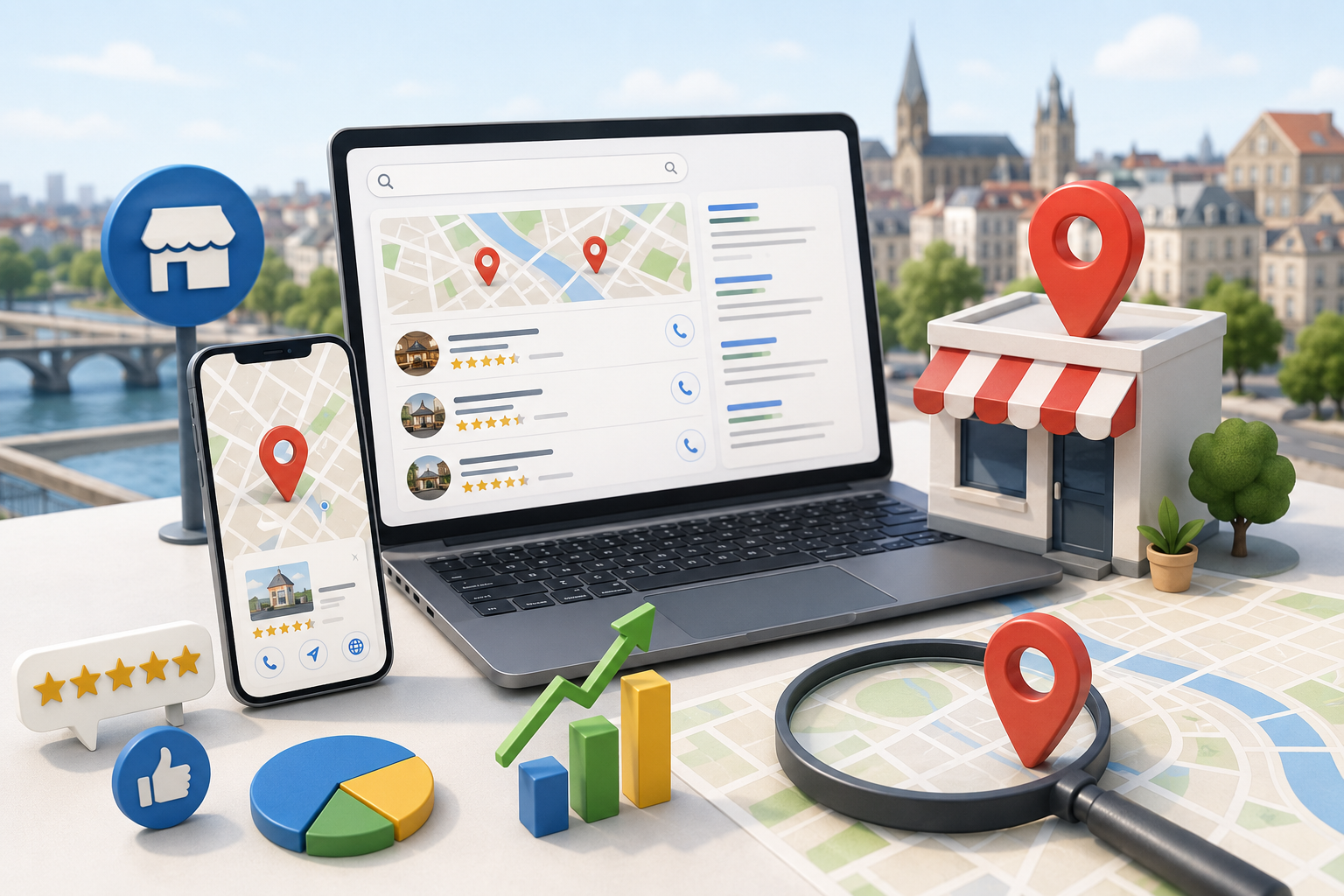 SEO local fiche Google