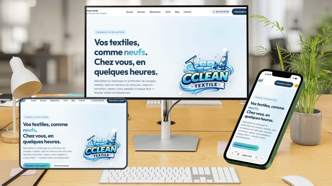 Cclean-création de site